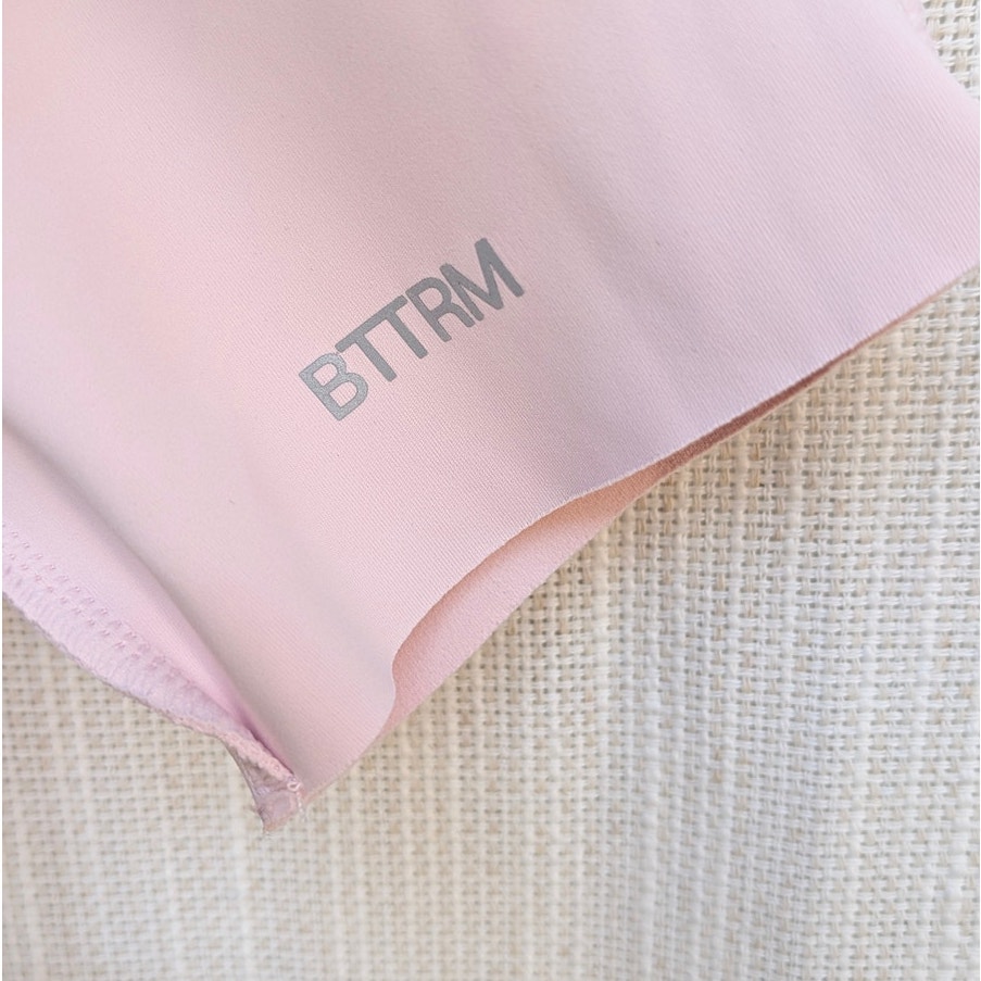 Betterme Bttrm Sleek Shorts Catsuit Womens M Pink Second Skin Zip Slim Nwt — image 5 of 8